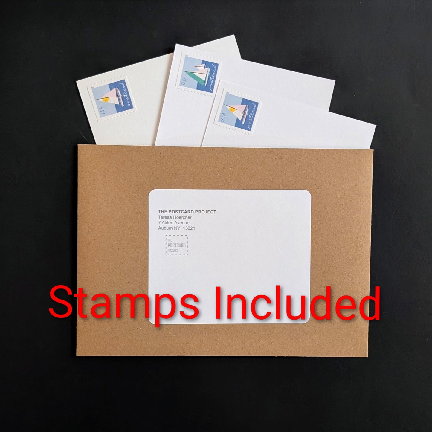 The Postcard Club - 6 Month Subscription (3 Postcards - Stamps Included!)